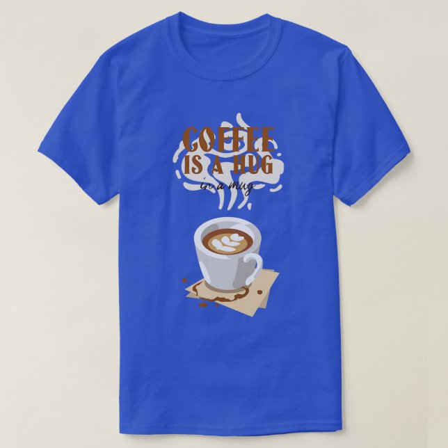 Camiseta Café Lover cappucccino (Frente do Design)