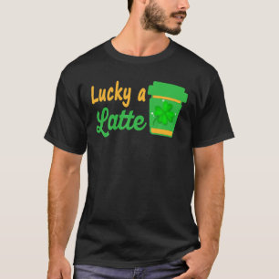 Camiseta Café Lover Lucky Latte Irlandês Sh