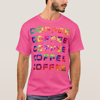 Camiseta Café Lover Pop Cultura Tie Dye Diversão Gráfico