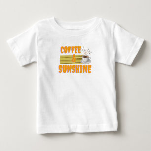 Camiseta Café & Luz Solar – Vibrações Positivas da Manhã