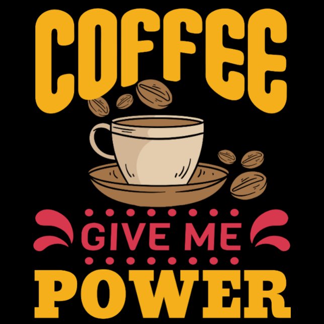 Camiseta Café Me Dê Energia (Criador carregado)