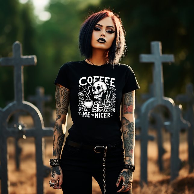 Camiseta Café Me Deixa Mais Simpático (Criador carregado)