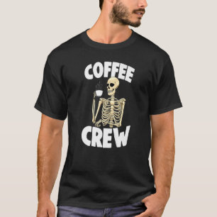 Camiseta Café Mulher Café Café Amor Skeleton 1