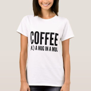 Camiseta Café (N.) Um Abraço Numa Caneca