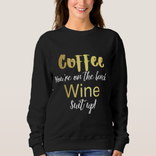 Camiseta Café No Fato De Vinho Do Banco Para Cima