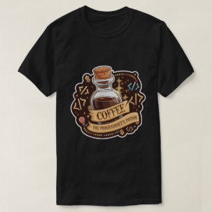 Camiseta Café O Programador Engraçado da Poção do Programad