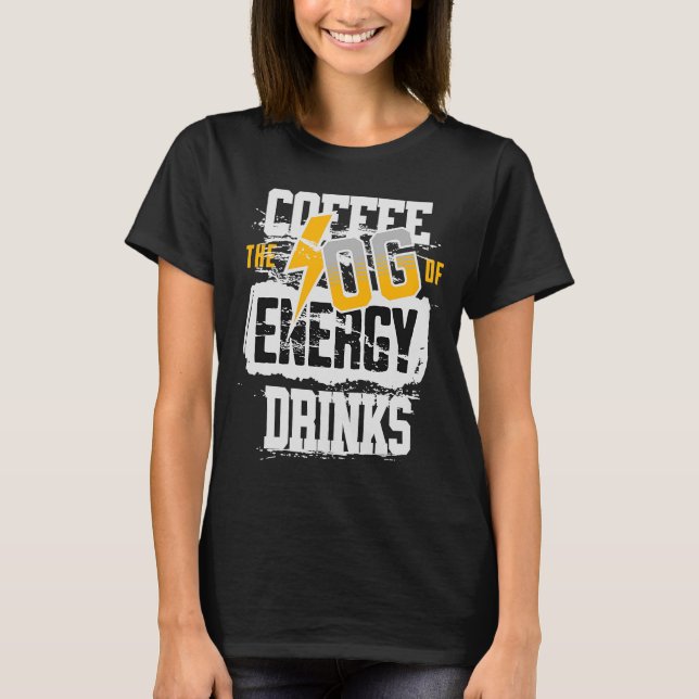 Camiseta Café OG OF Energy Beinks Relâmpago (Frente)