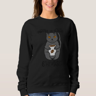 Camiseta Café Ou Gato De Células
