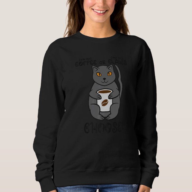 Camiseta Café Ou Gato De Células (Frente)