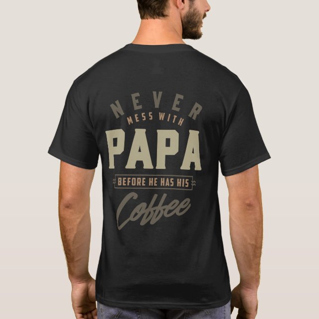 Camiseta café Papa (Verso)