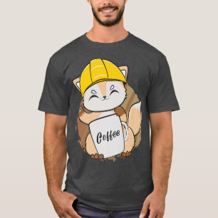 Camiseta Café Para Café De Café E Construção