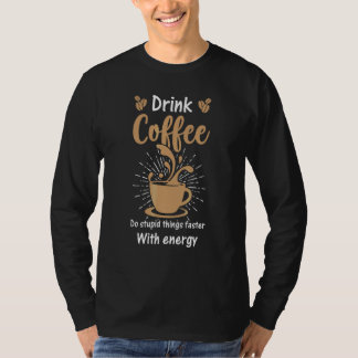 Camiseta Café  Para Café  E Baristas Cafeína 4