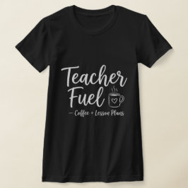 Camiseta Café para Professores e Lição para Famílias que Ed