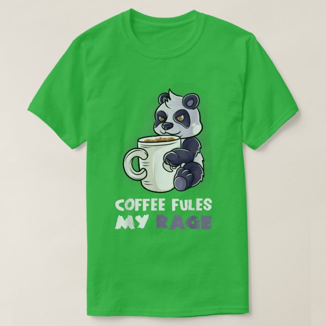 Camiseta Café Passa Minha Fúria Em Minha Mug Caffeine Nerd  (Frente do Design)