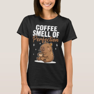 Camiseta Café Pequeno Da Perfeição Capivara