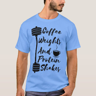 Camiseta Café Pesos e Proteínas Ataque Gym Fitn