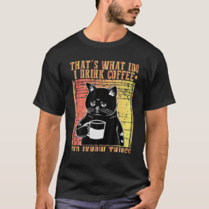 Camiseta Café Porque Assassinato É Gato Negro Errado