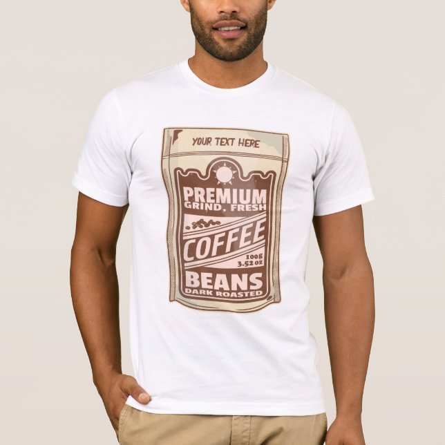 Camiseta Café Premium comida café Barista (Frente)