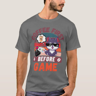 Camiseta Café Primeiro Antes do Jogo
