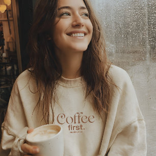 Camiseta Café Primeiro, Cura Depois Estética Amante de Café