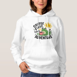 Camiseta Café Primeiro, Depois Aventura - Sapo De Divertime