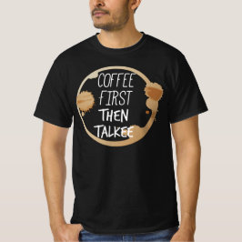 Camiseta Café Primeiro Fale Sobre Chifres De Mug