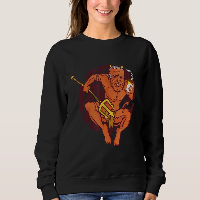 Camiseta Café Quente-Bebida Com Bebendo Diabo (Frente)