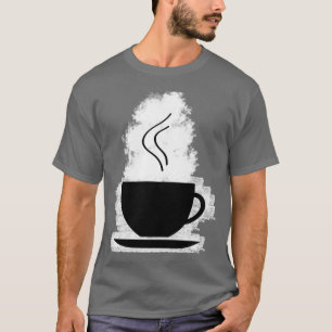 Camiseta café quente num copo de café quente 1