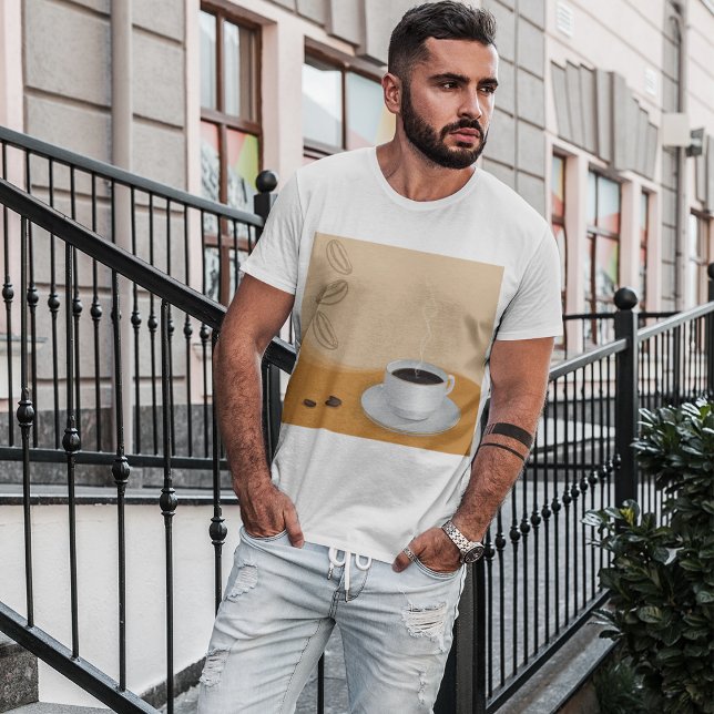 Camiseta Café quente vapor (Criador carregado)
