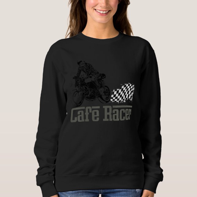 Camiseta Cafe Racer Biker Men Women Adult Teens Boys Girls  (Frente)