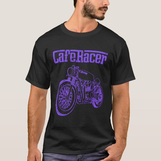 Camiseta Cafe Racer Biker Ns Youth (Frente)