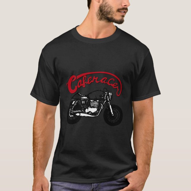 Camiseta Cafe Racer Biker Ns Youth (Frente)