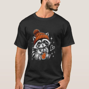 Camiseta Café Racoon Feral Racoon Pumpkin Autu