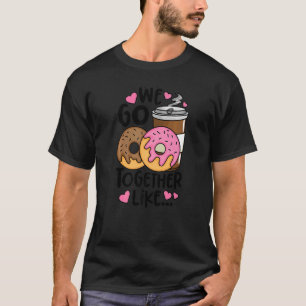 Camiseta Café rosquinha Nos Juntamos Como Cafeína De Noz