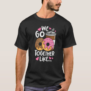 Camiseta Café rosquinha Nos Juntamos Como Cafeína De Noz