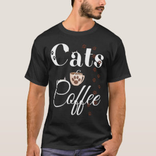 Camiseta Café Sarcástico Gatos Cuecas Café Café