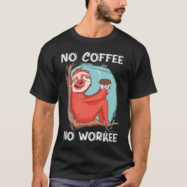 Camiseta Café sem café sem café (Frente)