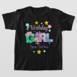 Camiseta café sereia Birthday Rapariga designs personalizad<br><div class="desc">Comemore o aniversário com esta camiseta especial,  design personalizada</div>