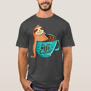 Camiseta Café Sloth