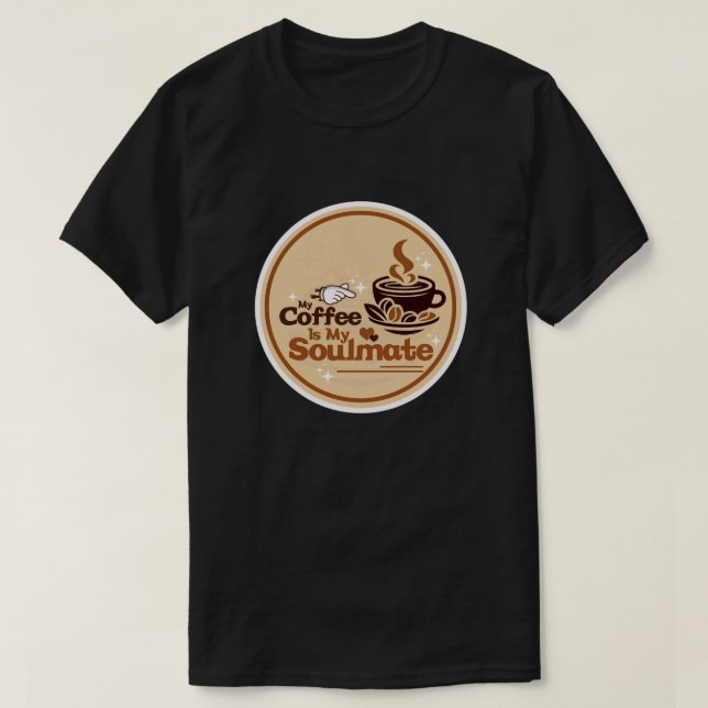 Camiseta Café Soulmate (Frente do Design)