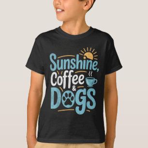 Camiseta Café Sunshine & Cães Engraçados Cachorro Mãe P