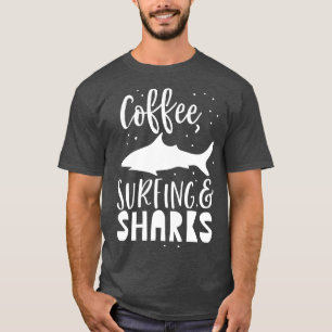 Camiseta Café Surfe e tubarões 2