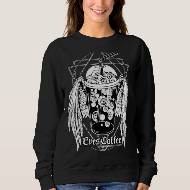 Camiseta Café Tarot Card Café Caffeined Witchy (Frente)