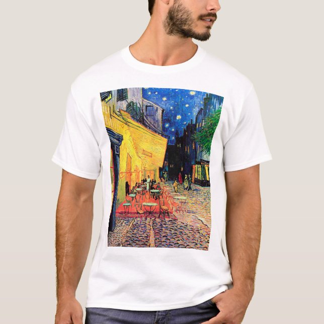 Camiseta Cafe Terrace na Noite, Vincent van Gogh, 1888 (Frente)