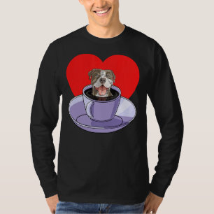 Camiseta Café Terrier Bull Bull - Pit Bull americano