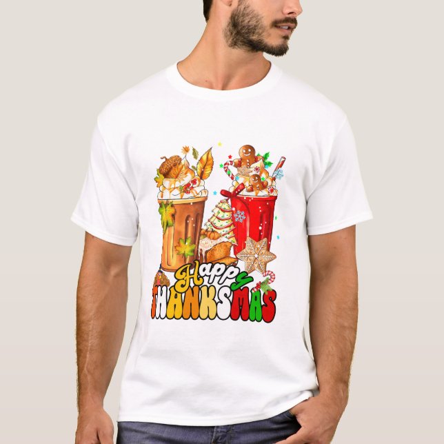 Camiseta Café Thanksmas Latte (Frente)