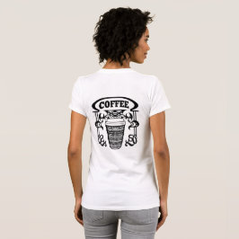 Camiseta Café. Todos nós amamos café.