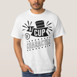 Camiseta Café, Uma Xícara de Personagem