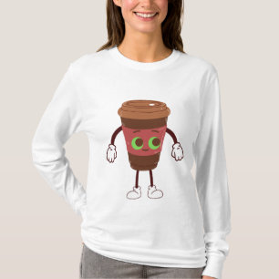 Camiseta Café Viagem mágico castanho
