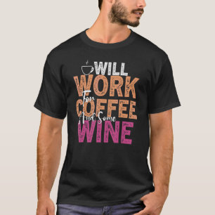 Camiseta Café Vinho Cota Barista Vinho Legal Café 16